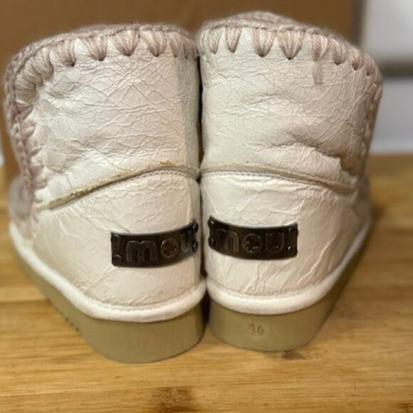 Mou 18 White Sheepskin Boot - Picture 8 of 16